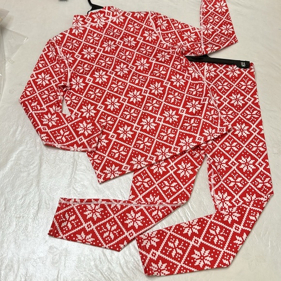 PolarMax QUATTRO FLEECE BASELAYER SET - Red/White - Picture 2 of 10